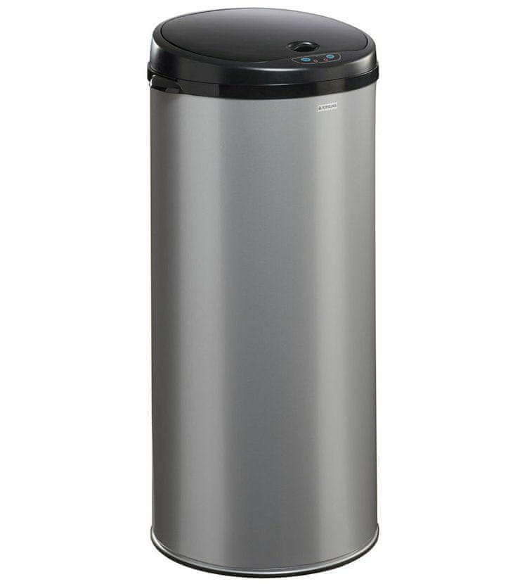 Rossignol SAS Bezdotykový odpadkový koš Sensitive Plus 93562, 45 L, matný šedý, RAL 9006
