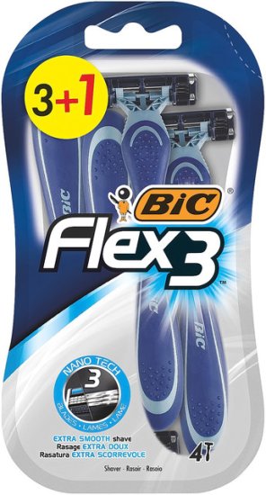 Bic FLEX 3 3+1ks