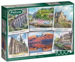 Falcon Puzzle Pozdravy ze Skotska