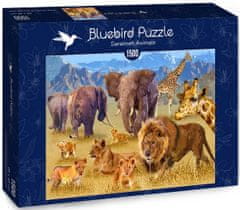 Blue Bird Puzzle Zvířata africké savany