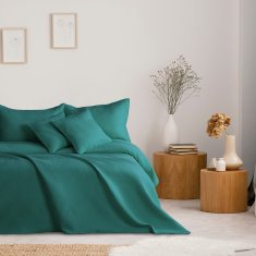 DecoKing Zelený přehoz přes postel, 200x220 cm, Messli