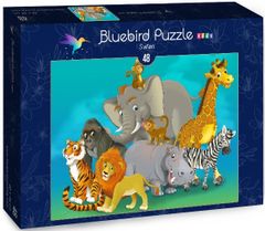 Blue Bird Puzzle Safari - DĚTSKÉ PUZZLE
