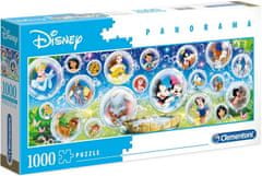 Clementoni Puzzle Svět Disney - PANORAMATICKÉ PUZZLE