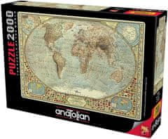 AnaTolian Puzzle Mapa světa