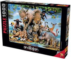 AnaTolian Puzzle Veselá africká zvířátka