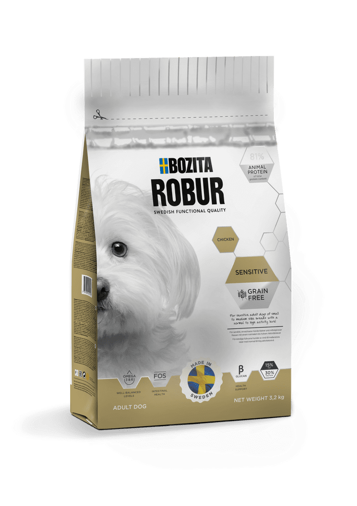 Bozita Robur Adult SENSITIVE Grain-free chicken 3,2 kg