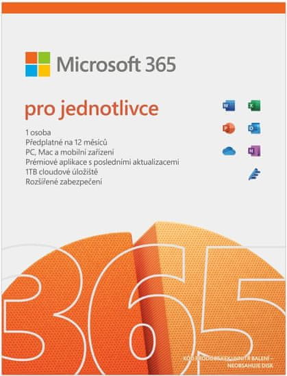Microsoft 365 pro jednotlivce (QQ2-00012) - elektronická licence