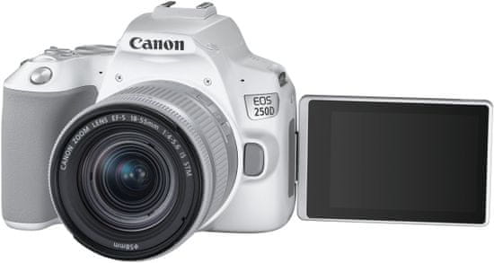 Canon EOS 250D + 18-55mm IS STM, bílá