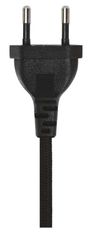 Emos Stolní lampa DUSTIN na žárovku E27, černá