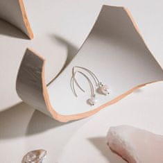 Decadorn Elegantní náušnice s pravými perlami Sea Pearl Dropper Earrings