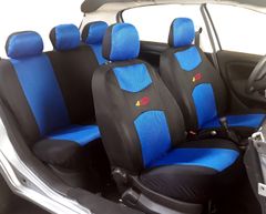 4Car Autopotahy 4 car škoda octavia I s dělenou zadní sedačkou modré 