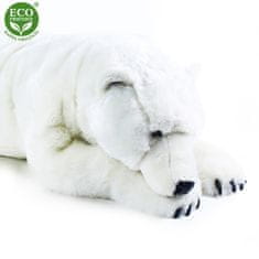 Rappa Plyšový velký lední medvěd ležící 109 cm ECO-FRIENDLY