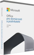 Microsoft Office 2021 pro domácnosti a podnikatele, bez média (T5D-03504)