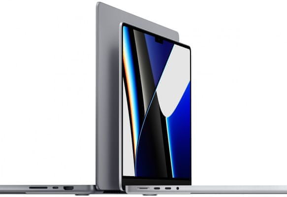 Exkluzívny Apple MacBook Pro 14.2 2021 Liquid Retina XDR displej uhlopriečka 14,2 palcov procesor GPU Apple M1 Pro SSD DDR4