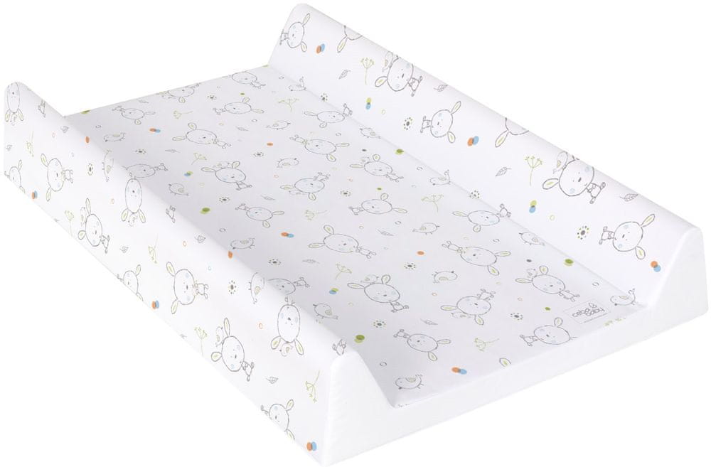 Ceba Baby Podložka přebalovací 2-hranná s pevnou deskou (50x70) Comfort Dream puntíky bílá