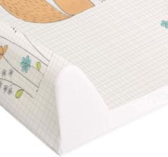 Ceba Baby Podložka přebalovací 2-hranná s pevnou deskou (50x80) Comfort Liška écru