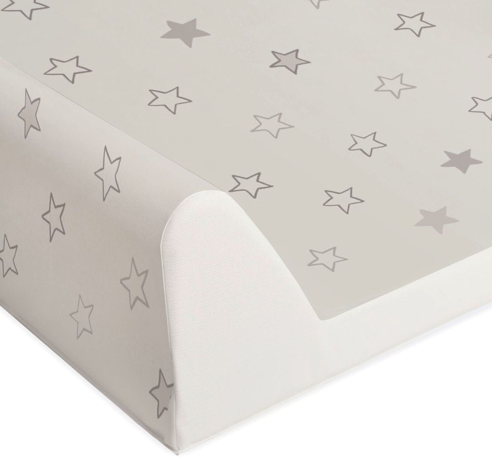 Ceba Baby Podložka přebalovací 2-hranná s pevnou deskou (50x80) Comfort Hvězdy béžová