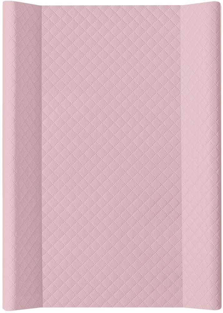 Ceba Baby Podložka přebalovací 2-hranná s pevnou deskou (50x80) Comfort Caro růžová