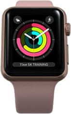 Apple Refurbished Watch Series 3, 42mm Gold Aluminium Case with Pink Sand Sport Band (Renewd) - použité