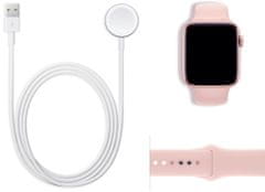 Apple Refurbished Watch Series 3, 42mm Gold Aluminium Case with Pink Sand Sport Band (Renewd) - použité