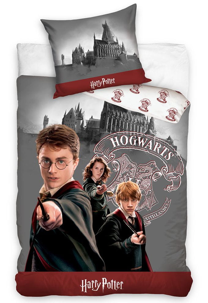 Carbotex Dětské povlečení Harry Potter Kouzelnická škola