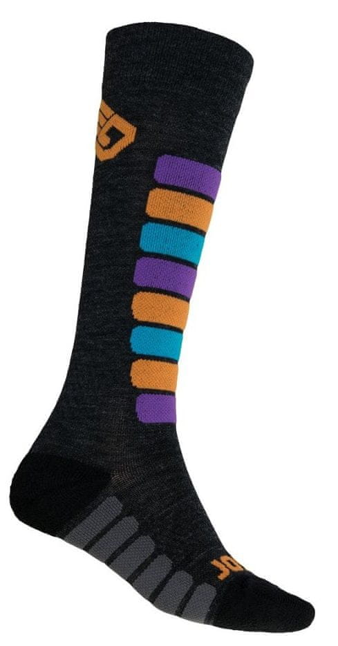 Sensor dětské ponožky Zero Merino 33/34 tmavě šedá