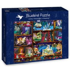 Blue Bird Puzzle Library Adventures in Reading 1000 dílků