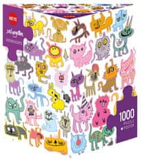Heye Puzzle Burgerman Doodlecats 1000 dílků