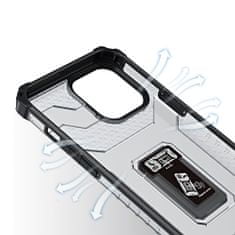 MG Crystal Ring plastový kryt na iPhone 13 Pro, černý