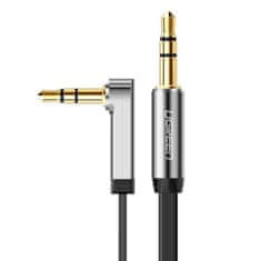 Ugreen AV119 Flat audio kabel 3.5mm mini jack 0.5m, černý