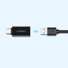 Ugreen OTG adaptér USB 3.0 / USB-C F/M, bílý