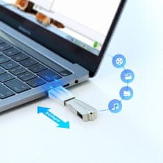 Ugreen OTG adaptér USB 3.0 / USB-C F/M, bílý
