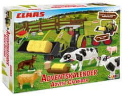 Craze Adventní kalendář CLAAS Farma s traktorem a zvířátky