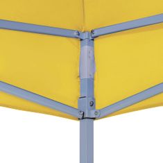 Vidaxl Střecha k party stanu 3 x 3 m žlutá 270 g/m2