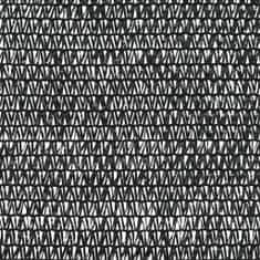 Vidaxl Stínící tkanina černá 1,5 x 25 m HDPE 75 g/m2