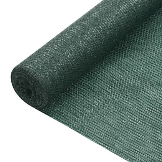 Greatstore Stínící tkanina zelená 1,2 x 10 m HDPE 75 g/m2