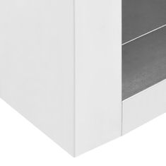 shumee Nástěnná kuchyňská skříňka 90 x 40 x 50 cm nerezová ocel
