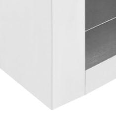 Vidaxl Nástěnná kuchyňská skříňka 120 x 40 x 50 cm nerezová ocel