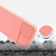MG Privacy Lens silikonový kryt na iPhone 12, oranžový