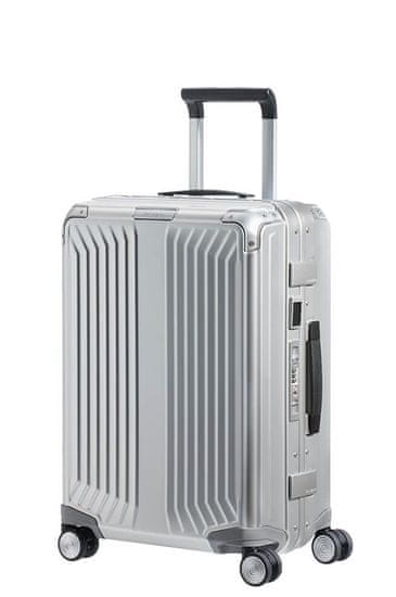 Samsonite Kabinový hliníkový cestovní kufr Lite-Box Alu S 40 l