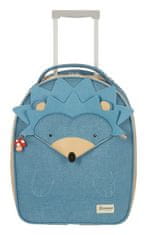 Samsonite Dětský cestovní kufr Happy Sammies Upright Hedgehog Harris 24 l modrá
