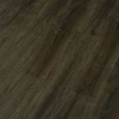 Greatstore Plovoucí vinylová podlaha 3,51 m2 4 mm tmavě hnědá