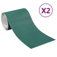 shumee Oboustranná lepící páska na umělou trávu 2 ks 0,15x10 m zelená