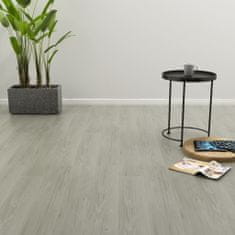 Greatstore Samolepící podlahová prkna 4,46 m2 3 mm PVC šedá