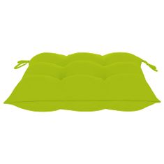 Petromila Houpací křeslo s jasně zelenou poduškou masivní teak