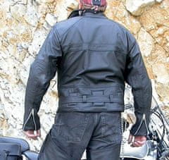 Bikersmode bunda F-B kožená na chopper barva: černá, Velikost: 48