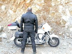 Bikersmode bunda F-K kožená na chopper barva: černá, Velikost: 54