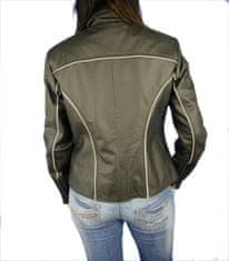 Bikersmode bunda dámská F-A kožená na chopper barva: černá, Velikost: 34