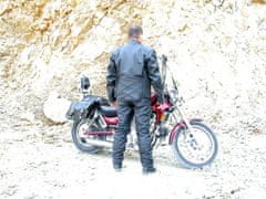 Bikersmode bunda F-N kožená na chopper barva: černá, Velikost: 46