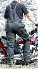 Bikersmode kalhoty KP-1L lacláče kožené barva: černá, Velikost: na míru